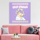 Baby Hercules - Stay Strong Canvas Print Leinwanddruck (Insitu (Wohnzimmer))