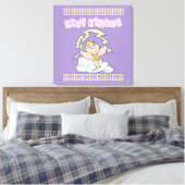 Baby Hercules - Stay Strong Canvas Print Leinwanddruck (Insitu (Schlafzimmer))