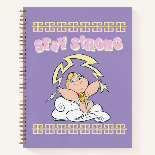 Baby Hercules - Stay Strong Notebook Notizblock (Vorderseite)