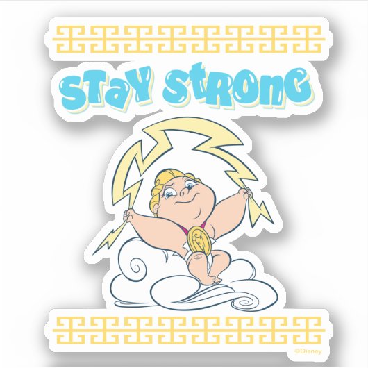 Baby Hercules - Stay Strong Sticker (Vorderseite)