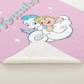 Baby Herkules und Pegasus auf einer Wolke Sherpa B Sherpadecke (3/4)