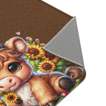 Baby Highland Cow Door Mat