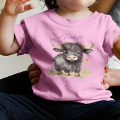 Baby Highland Cow Girl Baby T-shirt