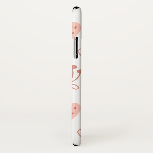 Baby Highland Cow Individuelle Name Case-Mate iPhone Hülle (Hinten/Rechts)