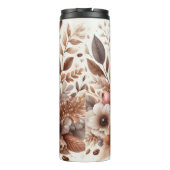 Baby Highland Cow mit Dampfkaffee Thermosbecher (Rückseite)