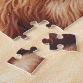 Baby Highland Kuh Puzzle (Seite)