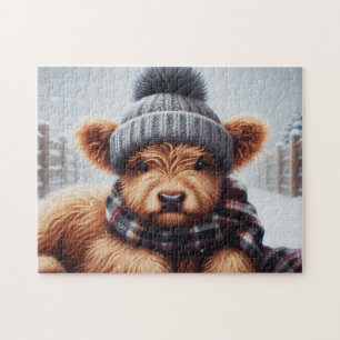Baby Highland Kuh Puzzle