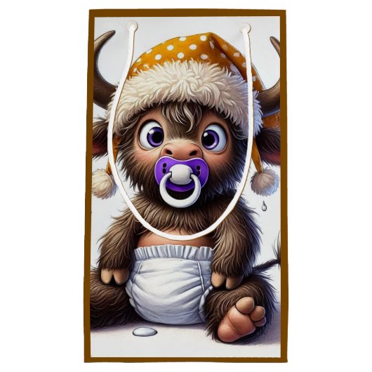 Baby Highland, New Baby Kleine Geschenktüte (Vorderseite)