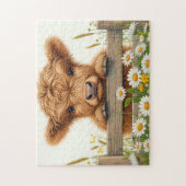 Baby Highland Rind Puzzle (Vertikal)