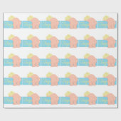 Baby-Hintern Geschenkpapier (Flach)