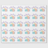 Baby-Hintern Geschenkpapier (Flach)