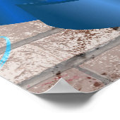 Baby-Hip-Hop-Geschlecht offenbart Party-Zeichen Poster (Ecke)