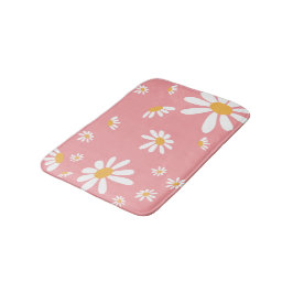 Baby Hippie Pink Daisy Bath Mat Badematte