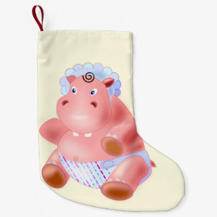 Baby Hippo Christmas Strumpf Kleiner Weihnachtsstrumpf