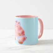 Baby Hippo Funny Mug Tasse (VorderseiteRechts)