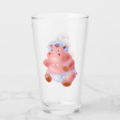 Baby Hippo Glass Glas (Rückseite)