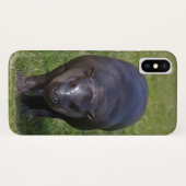 Baby Hippo iPhone X Case (Rückseite (Horizontal))