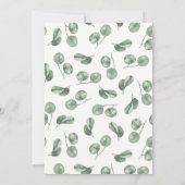 Baby Hippo Jungle Baby Dusche Einladung (Rückseite)