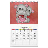 Baby Hippo-Kinderkalender Kalender (Feb 2027)