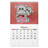 Baby Hippo-Kinderkalender Kalender (Feb 2026)