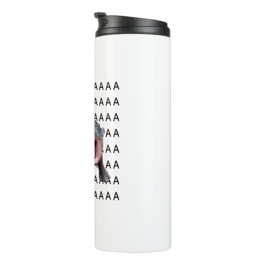 Baby Hippo Moo Deng Tank Top_10 Thermosbecher (Nach rechts gedreht)