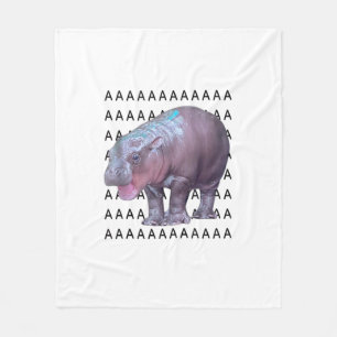 Baby Hippo Moo Deng Tank Top Fleecedecke