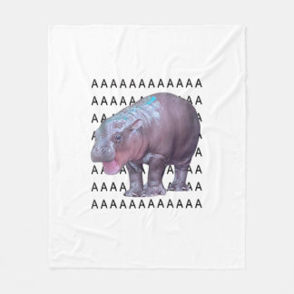 Baby Hippo Moo Deng Tank Top Fleecedecke