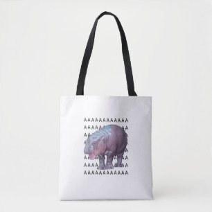 Baby Hippo Moo Deng Tank Top Tasche