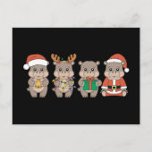 Baby Hippo Moo Deng Weihnachten (Vorderseite)