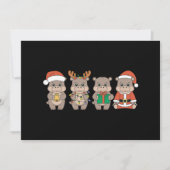 Baby Hippo Moo Deng Weihnachten (Vorderseite)