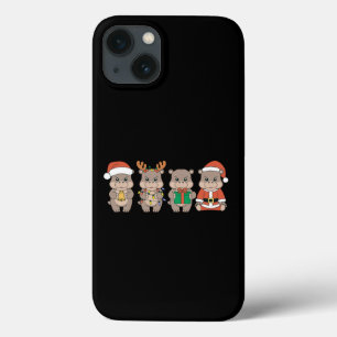 Baby Hippo Moo Deng Weihnachten Case-Mate iPhone Hülle