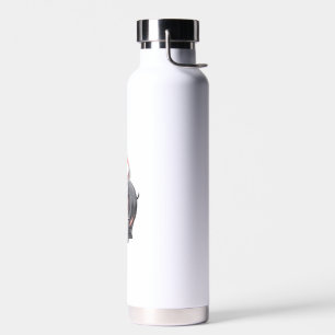 Baby Hippo Moo Deng Weihnachtsfest Shirt für Kinde Trinkflasche