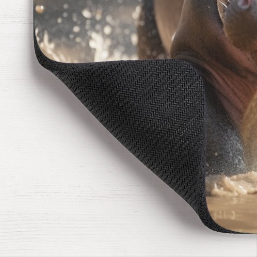 Baby Hippo Mousepad (Ecke)