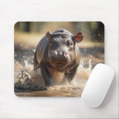 Baby Hippo Mousepad (Mit Mouse)
