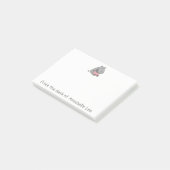 Baby Hippo Post-it Klebezettel (angewinkelt)