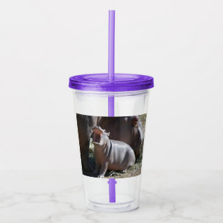 Baby Hippo Tumbler Acryltrinkbecher