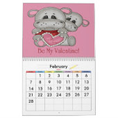 Baby Hippos Kinderkalender Kalender (Feb 2027)