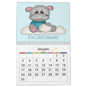 Baby Hippos Kinderkalender Kalender (Jan 2027)