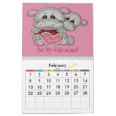 Baby Hippos Kinderkalender Kalender (Feb 2026)