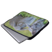 Baby-Holland-Schmierölniederdruck-Häschen - Laptopschutzhülle (Vorne Knopf)