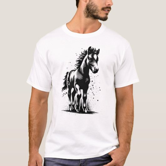 Baby Horse T-Shirt (Vorderseite)