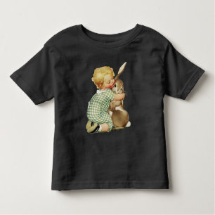 BABY HUGGING EASTER BUNNY KLEINKIND T-SHIRT