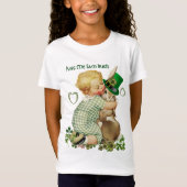 BABY HUGGING RABBIT LEPRECHAUN HAT, St. Patrick Da T-Shirt (Vorderseite)