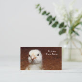 Baby-Huhn-Ei oder Huhn-Bauernhof Visitenkarte (Stehend Vorderseite)