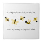 Baby-Hummel Fliese (Vorderseite)