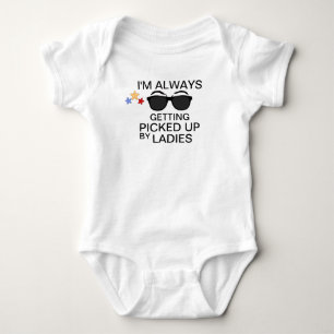 Baby Humor - Baby-Body aus Jersey Strampler