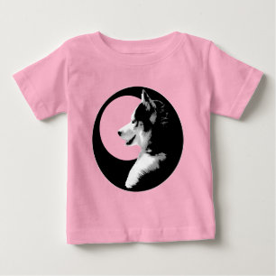 Baby Husky Creeper Kleinkind Hund Tee Bio-Shirts