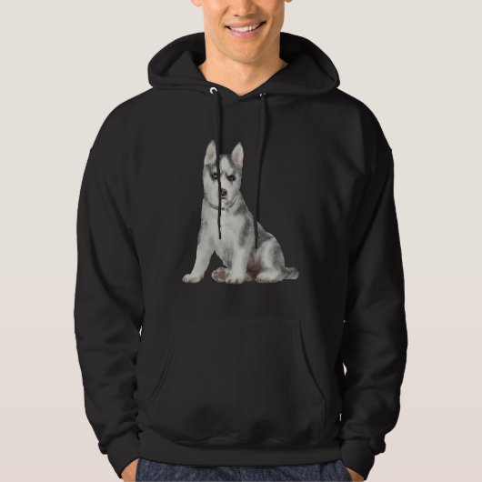 Baby Husky Dog Hoodie (Vorderseite)
