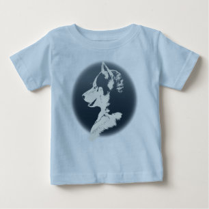 Baby Husky Romper Siberian Husky Puppy Romper T-shirt