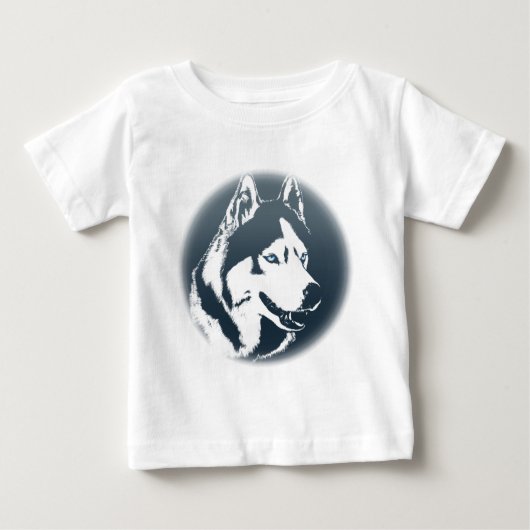 Baby Husky Romper Siberian Husky Romper individual Baby T-shirt (Vorderseite)